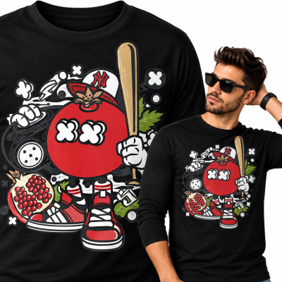 LONGSLEEVE  ANIMOWANY  GARNET
